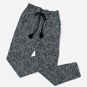 Rachel Rachel Roy Cheetah Pants-Blue/White/Back-M